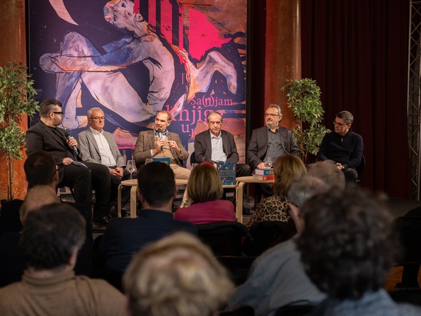 3. Histrokozmos - 20 godina leksikografije u Istri; Aljoša Pužar, Robert Matijašić, Bruno Kragić, Josip Šiklić, Maurizio Levak, Igor Duda ©Petra Tadić