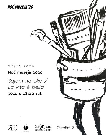 Noć muzeja u Svetim srcima kao pogled u budućnost Sa(n)jam knjige u Istri